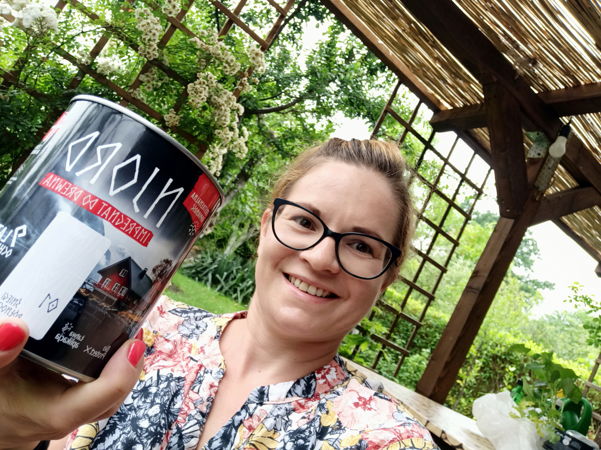 rodzina,piknik,ogród działkowy,gardening,slowlife,relaks,upcycling,DIY,njord,impregnat do drewna,