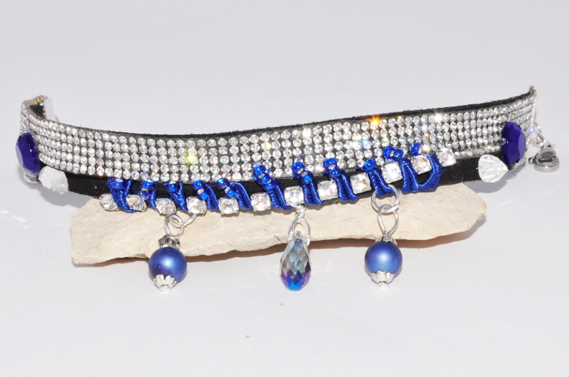 chabry,cornflowers,bransoletka,kryształki,łezka,biżuteria wieczorowa,