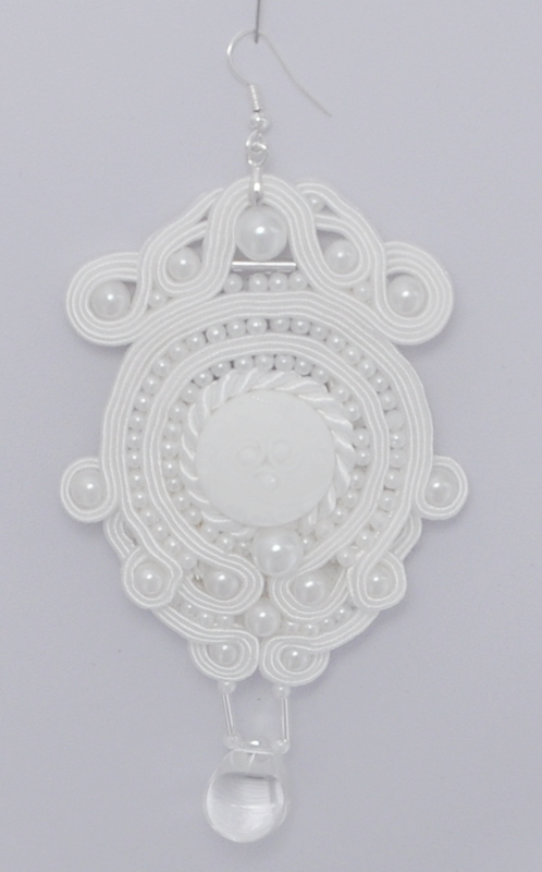 wedding,white earrings,wedding earrings,kolczyki ślubne,biżuteria ślubna,biała biżuteria,białe kolczyki,