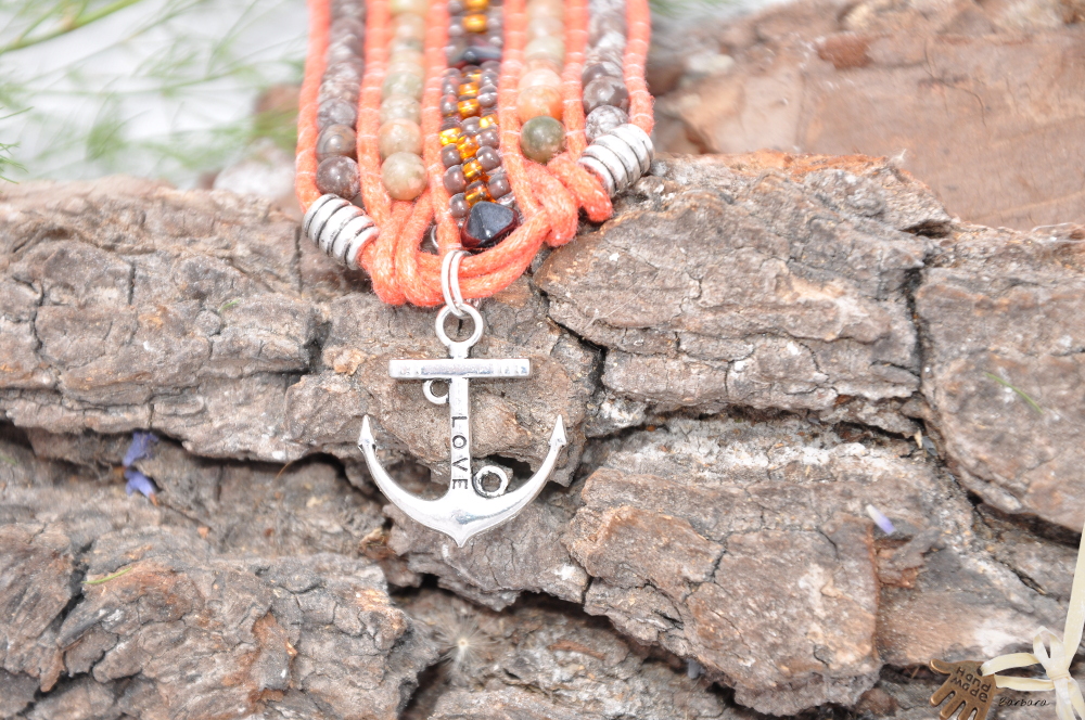 woodcutter blaceler, woodcuuter, bracelet, orange, love, wood, jewellery,