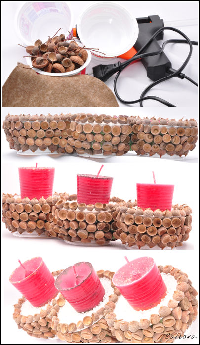 acorn candle holder - how to make candle holder, candles, burning candles, acorn candle holder, how to make candle holder, candle, candles, acorn caps, candle holder, home design,