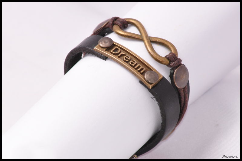 sen, na zawsze, nieskończoność, bransoletka, miedź, niebo, skóra, życie, prawda i naturalne życie, trochę steampunk, nity, 