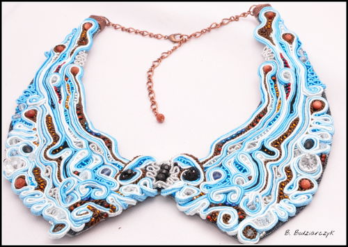 sutasz, soutache, collar, kołnierzyk, biżuteria,