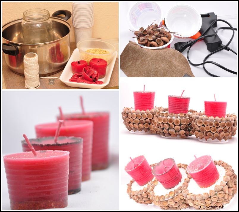 'Jak zrobić świecę', 'Jak zrobić świecznik'
