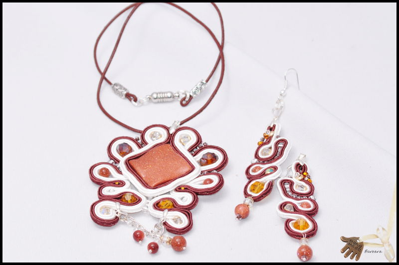 kamienie, biżuteria, kolczyki, wisiorek, 