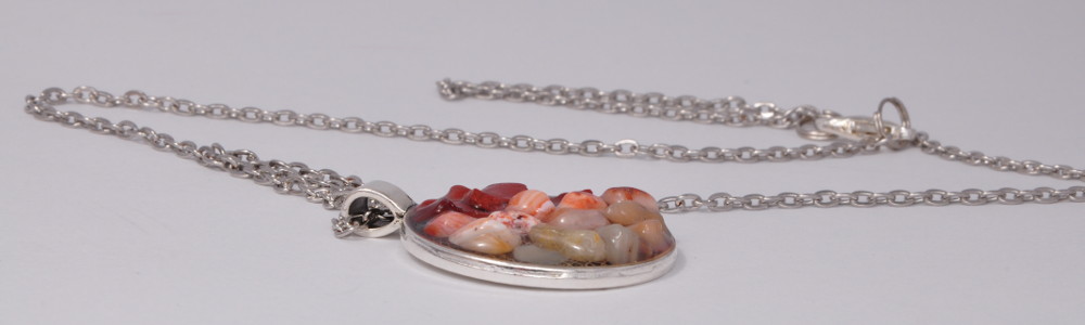 Volcano,Solfatara,Stones,Solfatara stones,pendant with stones,Stone pendant,silver chain,resin pendant,stone in resin,wisiorek z żywicy